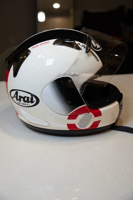 Arai RX-Q Racing Helmet Size S White Made In Japan