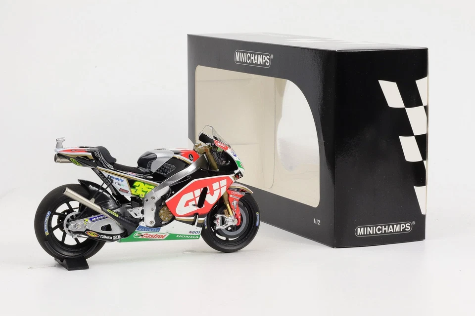 1:12 Honda RC213V Moto Cal Crutchlow Team MotoGP 2017 Minichamps - Immagine 2 di 4