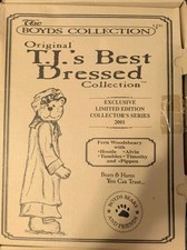 NEW Boyds Bears TJ's Best Dressed Mary Elizabeth, Becca, Ruth, Tilly Quackers