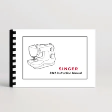 Singer 3342 Instruction Manual, 34 Pages