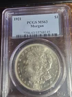 New Listing1921 D $1 Morgan Silver Dollar - PCGS MS63 - Free Shipping