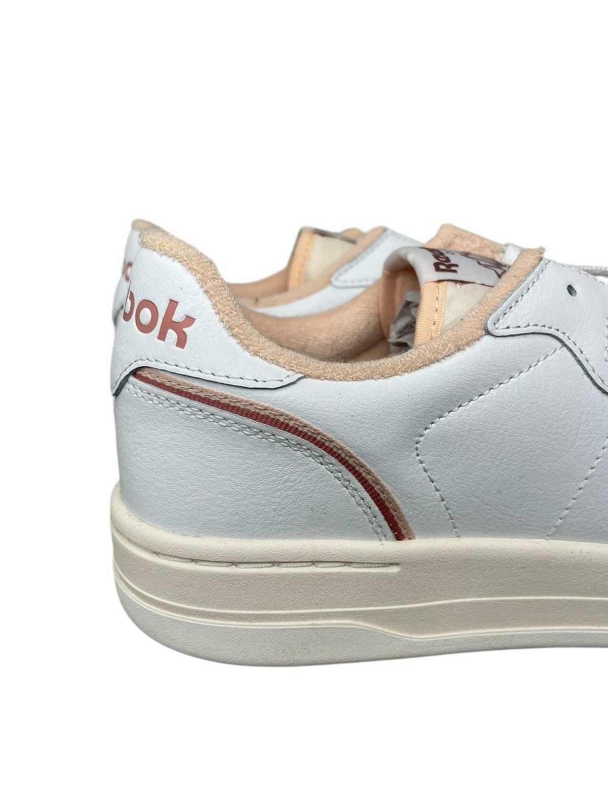 Reebok Women Sneaker Phase Court 100201450 Tennis White Pink Size 6.5 M thumbnail 4