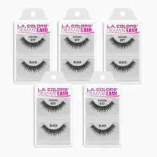 L.A. Colors DramatiLash False Lashes Diva, 977 Dazzling - 5 PACK