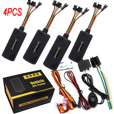 4PCS 4G Car GPS Tracker GSM GPRS Real Time Tracking Device Locator US