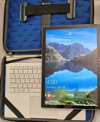 Microsoft Surface Book 1705   13.5  3000×2000   i5   8GB   256GB   Mint W/ Case