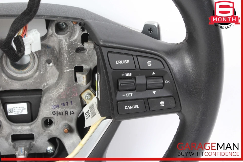 Volante delantero izquierdo del lado del conductor 15-20 Hyundai Genesis G80 negro OEM Foto 3 de 4