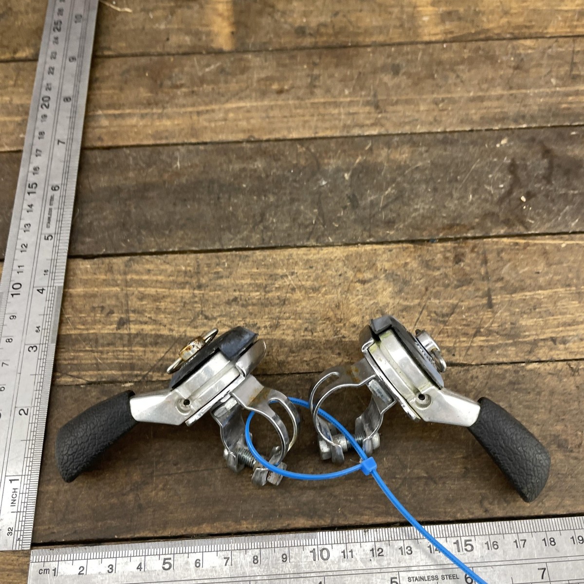 Vintage Shimano SL-MT50 Thumb Shifters Japan Mountain Bike 6-Speed