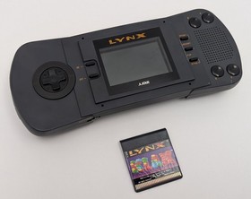 Atari Lynx Handheld Console PAG-0201 w/ Klax - Fully Working, Unrestored *VIDEO*