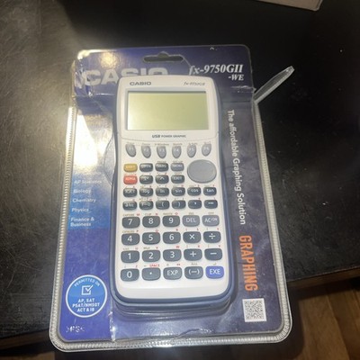 Casio FX-9750GII Graphing Calculator - White