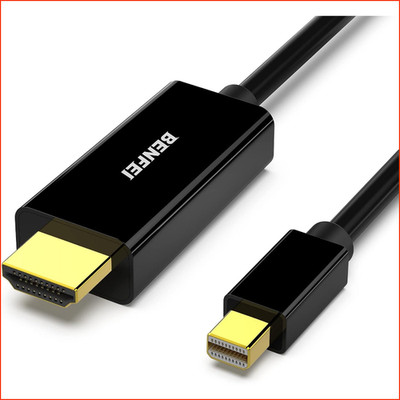 Mini Displayport auf HDMI Kabel 1,8m Vergoldet Thunderbolt für MacBook Pro Air