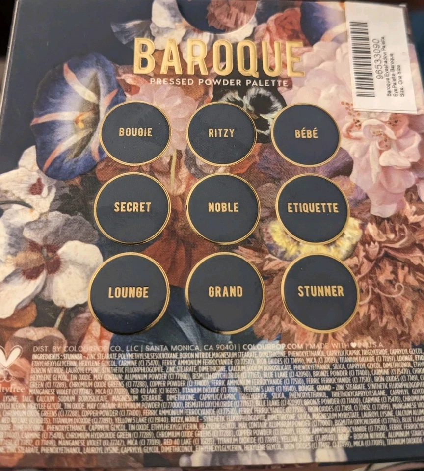 Colourpop Baroque Pressed Powder Eye Shadow Palette - 9 Trays - NIB  - Image 2 of 4