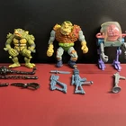 VTG TMNT Lot Teenage Mutant Ninja Turtles Playmates 1980-1990 and Accessories