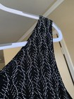 Dressbarn Black Knit Silver Sequins Tank Top Cardigan Blazer Set Party Event  L — photo 3