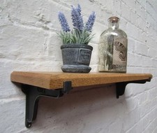 PAIR OF Vintage old Industrial Rustic Scaffold cast Iron Handmade Shelf Bracket