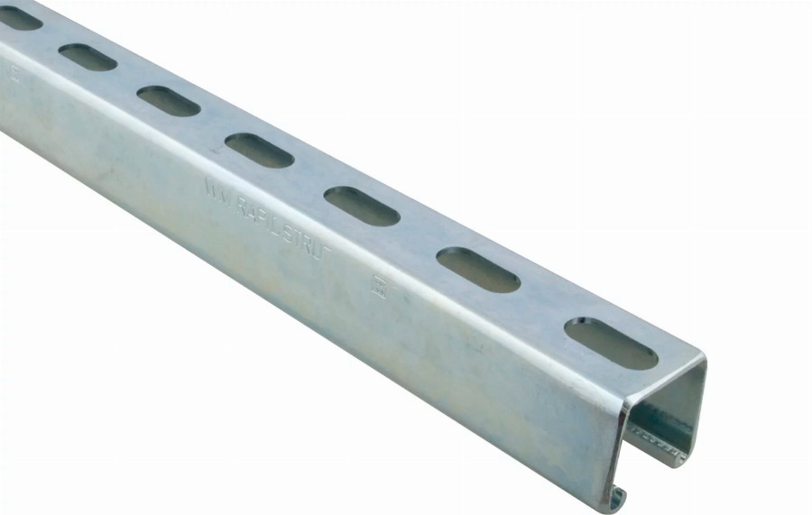 Rail de montage WALRAVEN BIS RapidStrut 41x41x2mm en barre de 2m pour supportage