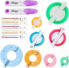 Pom Pom Maker 8 Sizes Pompom Maker Tool Set for Fluff Ball Weave