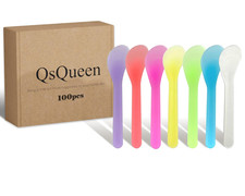 100 PCS Cosmetic Spatulas, 4.88" X 1.06" Face Mask Applicators