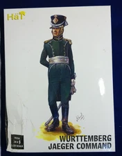 HaT Miniatures 1/32 NAPOLEONIC WURTTEMBERG JAEGER COMMAND Figure Set  BOX DAMAGE