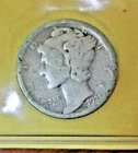 1921 D  Mercury Dime......Key Date Coin... Good