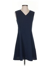 Uniqlo Women Blue Casual Dress XS