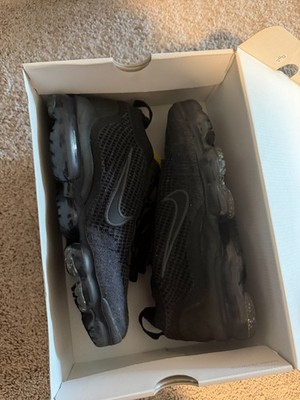 Nike Black Air VaporMax 2021 Flyknit Size 10 NO BOX Nike Air VaporMax Flyknit 2021 Black Anthracite for Sale  main image 4