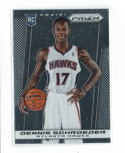 2013-14 Panini Prizm #286 Dennis Schroder RC Rookie Hawks Thunder Kings