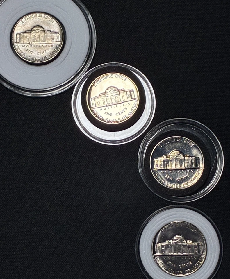 Uncirculated 1962 1963 1964 1965 Jefferson Nickel Collection 5FS Five Full Steps - Image 4 of 4