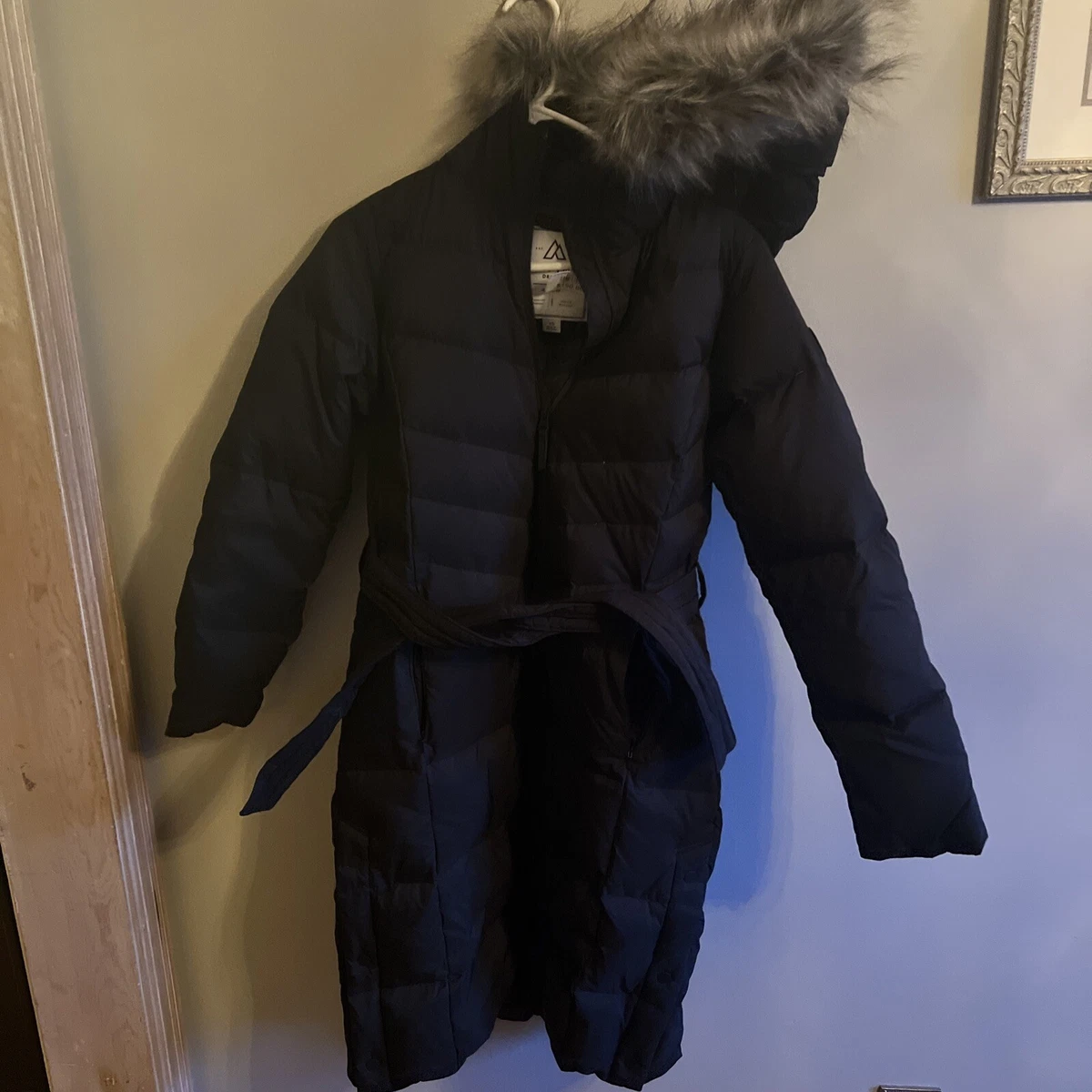 Designer women's top long down jacket