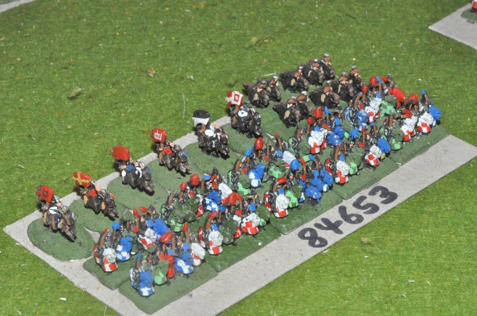 6mm medieval / eastern european - battlegroup 72 figs - cav (84653) - Image 2 of 2