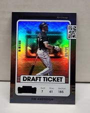 TIM ANDERSON 2021 Contenders Draft Ticket PURPLE ~ #'d /99 ~ WHITE SOX