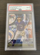 BO BICHETTE Rookie RC 2020 Bowman’s Best Atomic Refractor #5 PSA 8