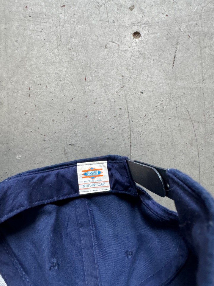 90s vintage NY New York Yankees MLB blue navy baseball snapback hat one