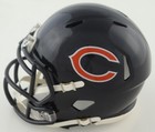 Montez Sweat Signed Chicago Bears Mini Helmet (Beckett) 2023 Pro Bowl Def. End — photo 2