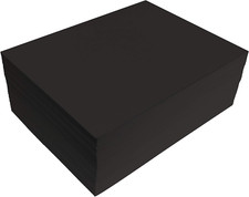 Black EVA Foam Sheets, 20 Pack, 6Mm Extra Thick, 9 X 12 Inch, Black Color, for A
