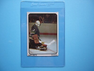 1974/75 LIPTON SOUP NHL HOCKEY CARD #15 GARY SMITH VANCOUVER CANUCKS