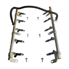 Ford 6.8L V10 Genuine OEM Fuel Injector Rail W/ Injectors & Hardware 2011 - 2017