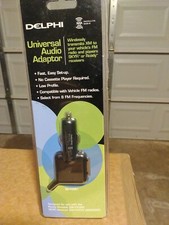 Delphi Universal Audio Adaptor SA10081 Wireless XM SATELLITE FM TRANSMITTER