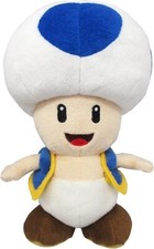 Super Mario ALL STAR COLLECTION Blue Toad S W11 x D10 x H20cm Plush AC31.