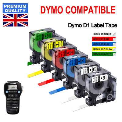 Dymo kompatibles D1 Schriftband 45013 45016 45017 45018 für Dymo 160 280 9/12 mm