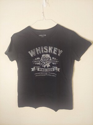 Chris Stapleton Women's Medium ''Whiskey And You'' Short Sleeve T-shirt