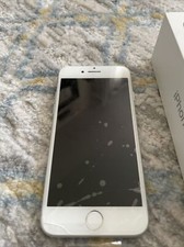 Apple iPhone 7 - 32GB - Silver Unlocked A1660 CDMA  GSM Cracked On Screen