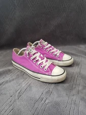 Converse Low Top Women's Size 7 Purple Canvas Sneakers Low Top Shoes 139793F
