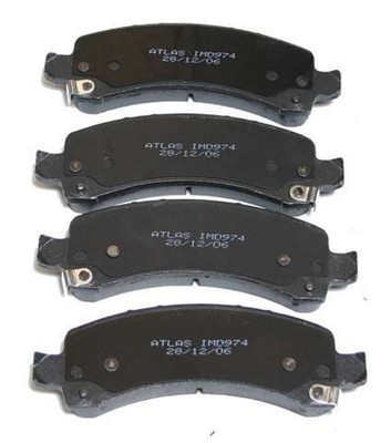 BREMSKLÖTZE HINTEN CADILLAC Escalade 03-06 CHEVROLET Avalanche 1500 02-06 2WD