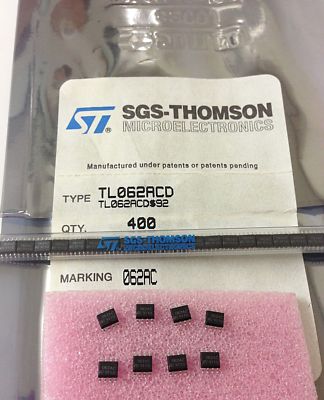 10 Stück/ 10 pieces  TL062ACD  LOW POWER J-FET DUAL OP AMP TL062 SO-8  NEU NEW ~