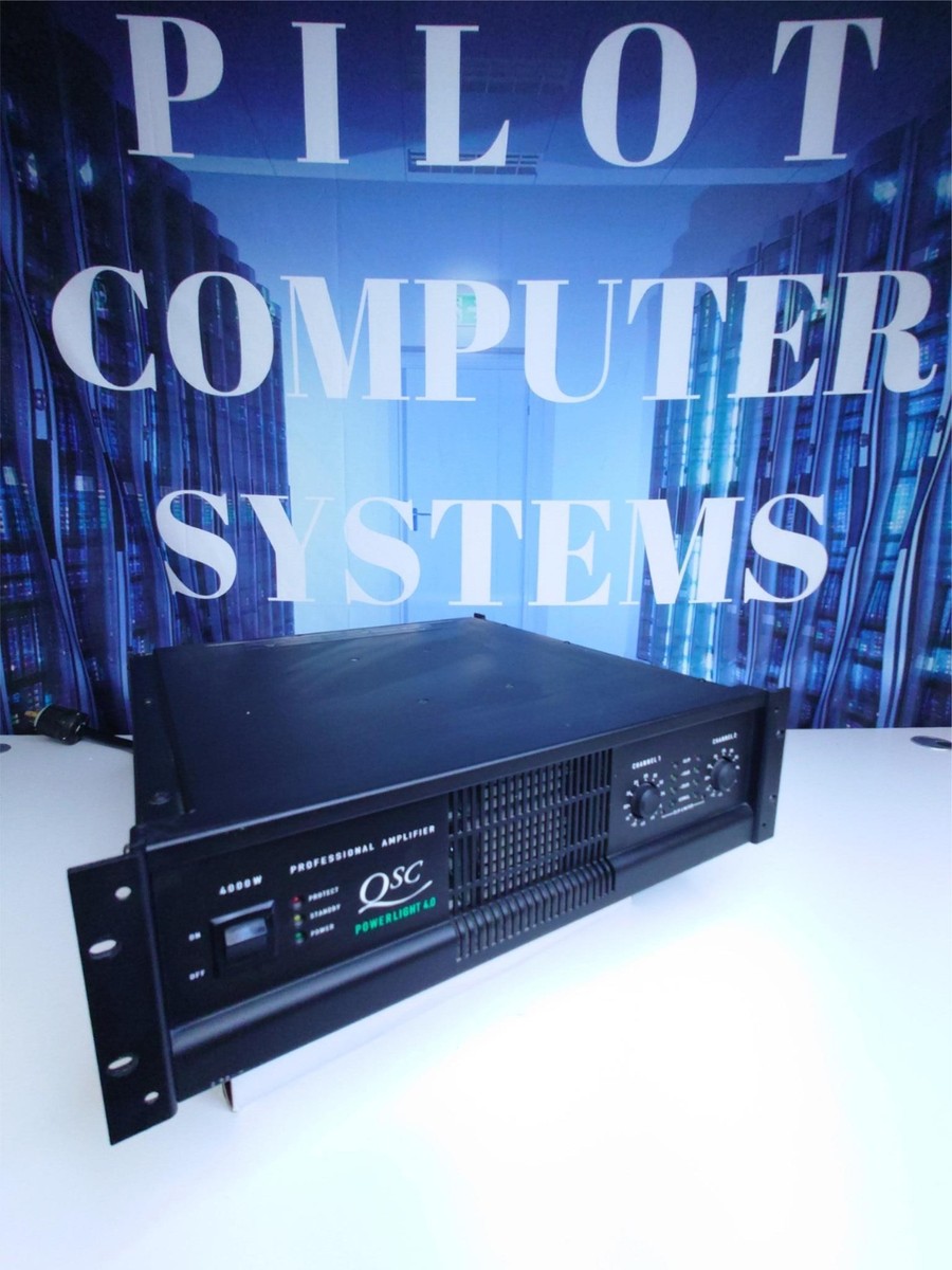 QSC PowerLight 4.0 Professional Amplifier 4000 Watts PL4.0 | eBay
