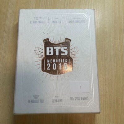 BTS Memories of 2015 Official DVD Photobook Special Kayo-nenka Red