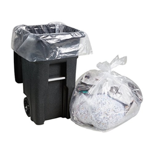 clear recycling trash bags