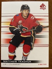 19-20 UD SP Authentic Hockey Red Limited 74 Matthew Tkachuk