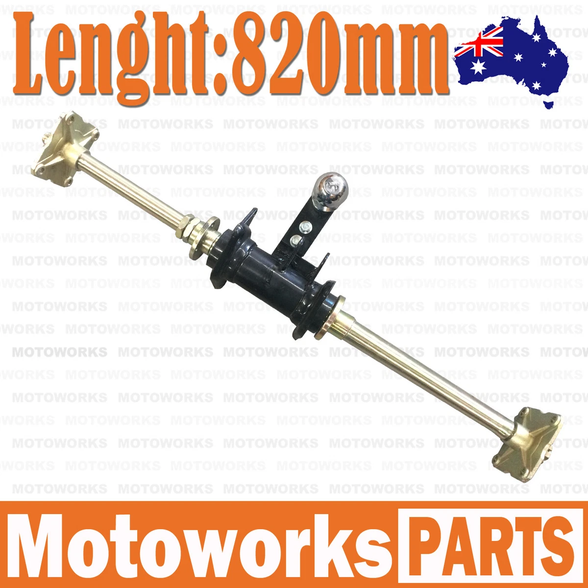 Bike rear axle assembly sale