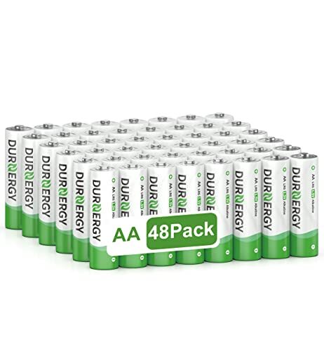 AA Batteries 48 Pack, 10-Year Shelf Life, Double AA Batteries 2800mAh for Clo...